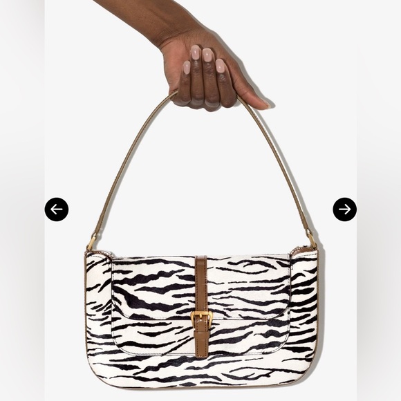 BY FAR Zebra Print Miranda Bag - Picture 9 of 10